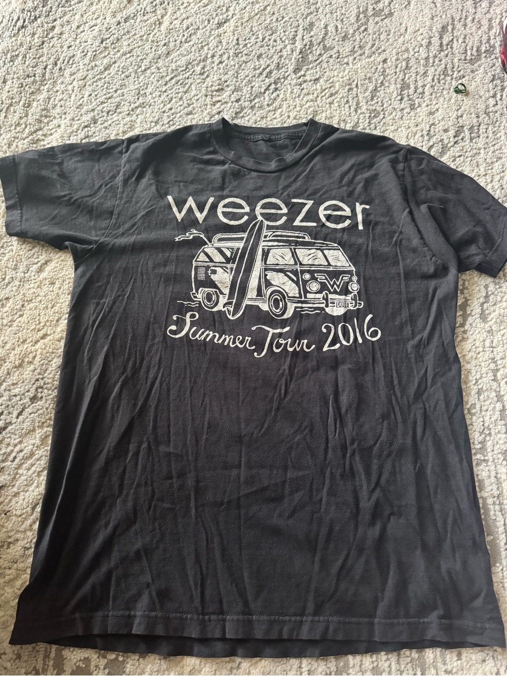 Wheezer Black Graphic Band Tee - Summer Tour 2016